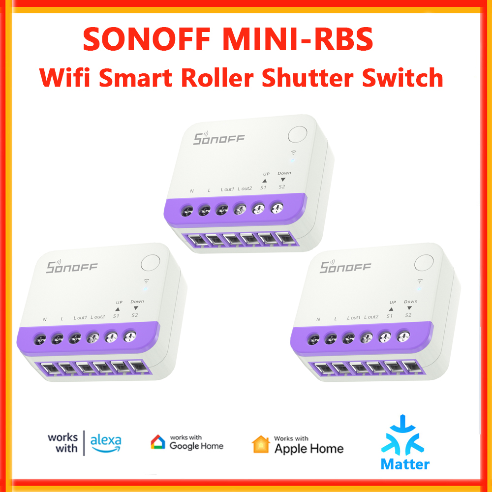 Smart Home Group - Умный выключатель для рольставней SONOFF MINI-RBS,