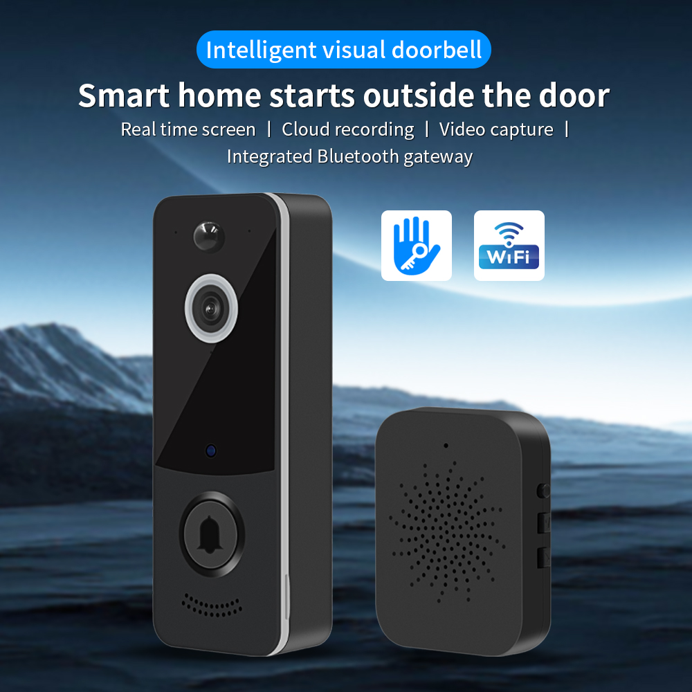 Smart Home Cctv - 1080P WIFI видео дверной звонок TTLOCK