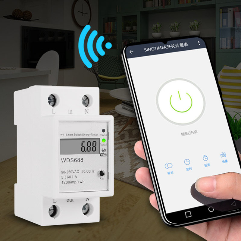Smart Home Energy App - WDS688 умный WiFi однофазный счетчик энергии