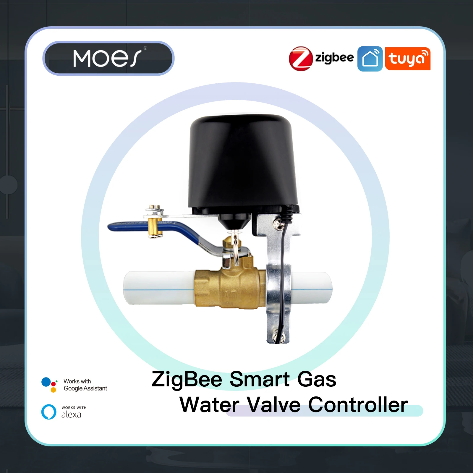 Smart Home Plus - MOES ZigBee 3.0 Умный контроллер газового