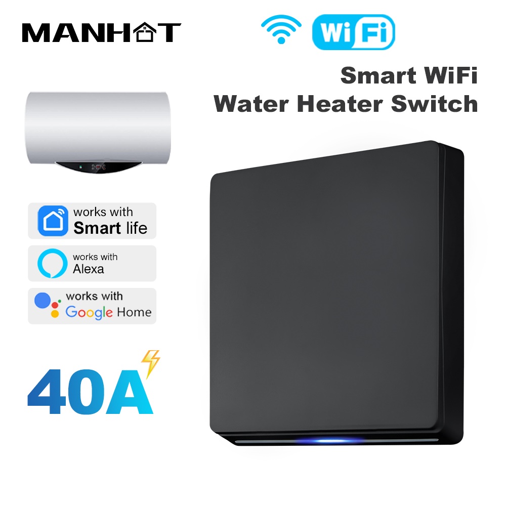 Smart Home Sistem - Умный Wi-Fi выключатель MANHOT для водонагревателя/котла
