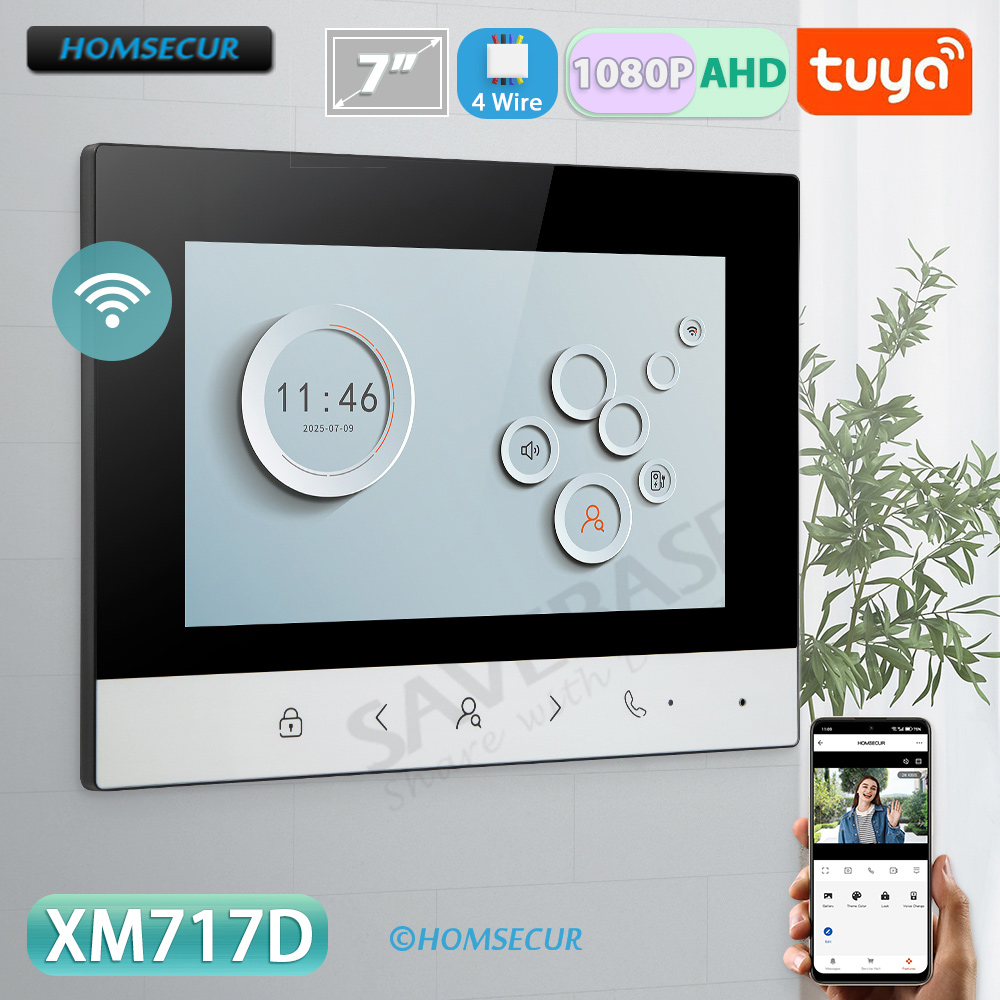 Video Doorbell - Умный Wi-Fi видеодомофон Tuya с ЖК-экраном