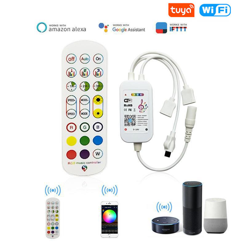 Wifi Led Dimmer - Умный светодиодный контроллер Tuya WiFi, 4-контактная