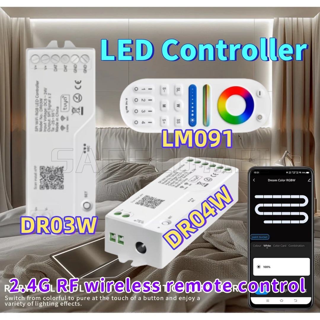 Wifi Led Dimmer - Светодиодный контроллер LM091/DR03W/DR04W световой модулятор работает