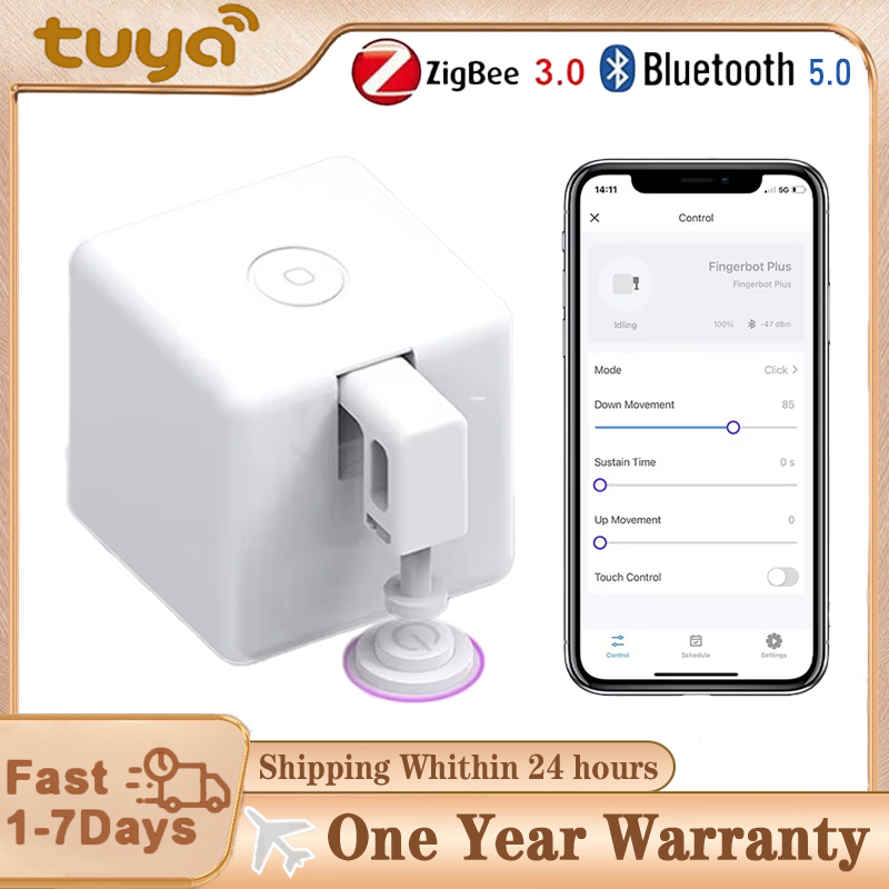 Smart Home Plus - Умный робот-кнопкодавщик Tuya Zigbee Bluetooth Fingerbot