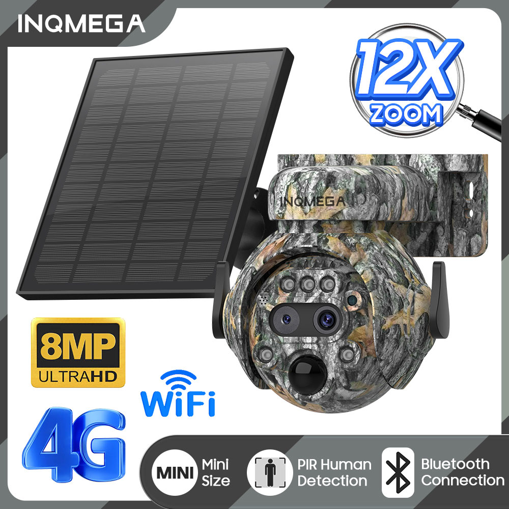 Smart Home Cctv - INQMEGA 8-мегапиксельная камера на солнечной энергии