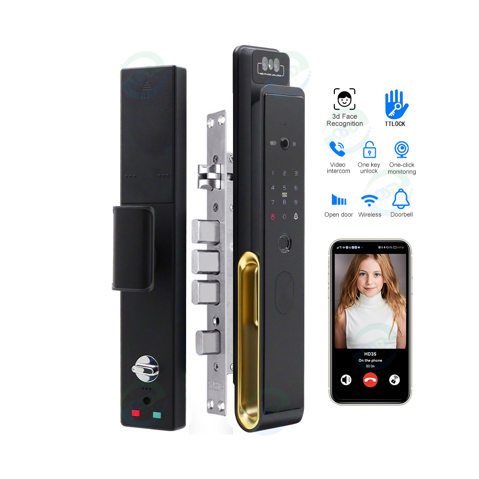 Video Doorbell - Wi-Fi видеодомофон, дверной замок с камерой,