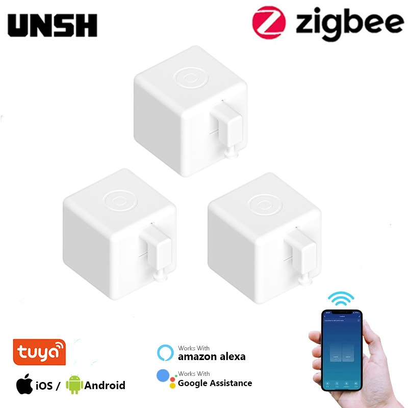 Smart Home Plus - Умный робот-кнопкодавец Tuya Zigbee (1/3 шт.)