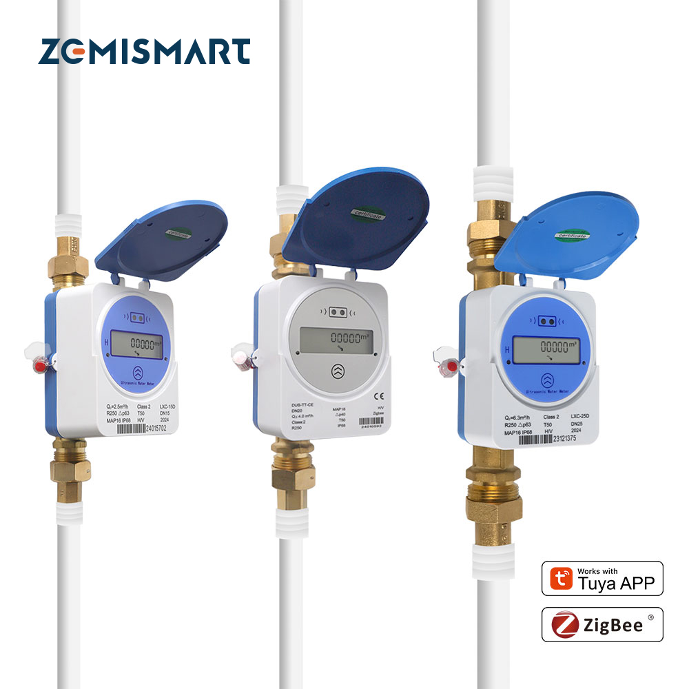 Smart Home Sistem - Умный ультразвуковой счетчик воды Zemismart Zigbee