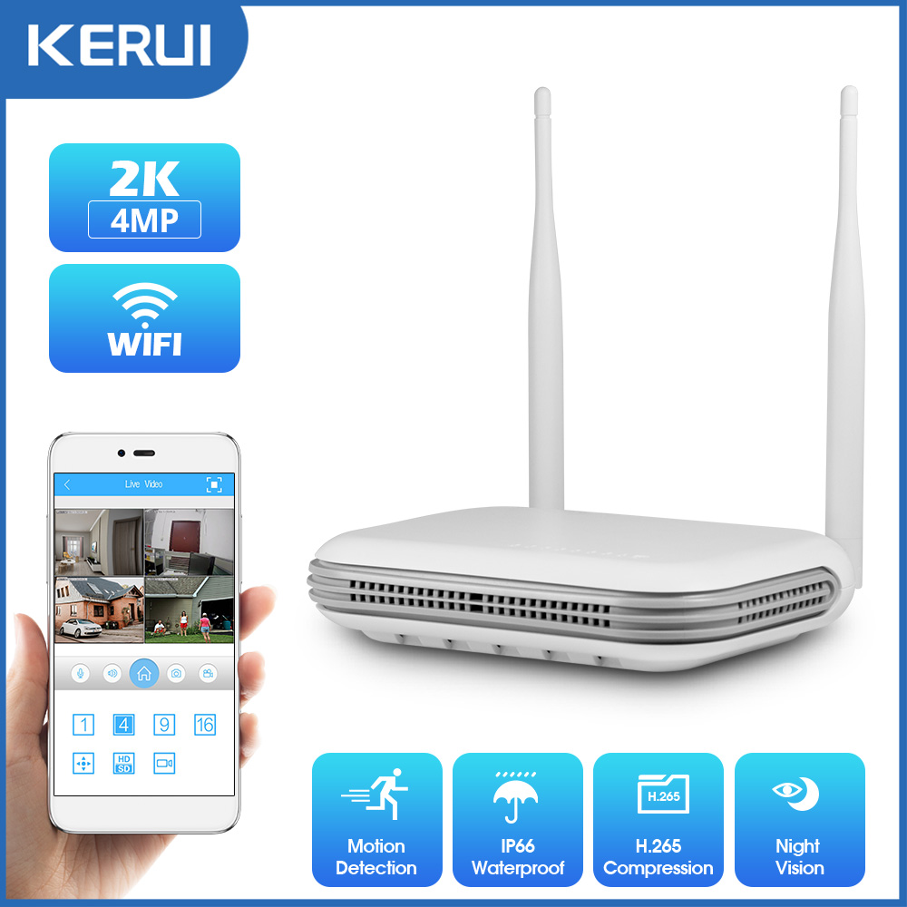 Smart Home Outdoor Camera - KERUI 2K 4MP уличная IP-камера Full