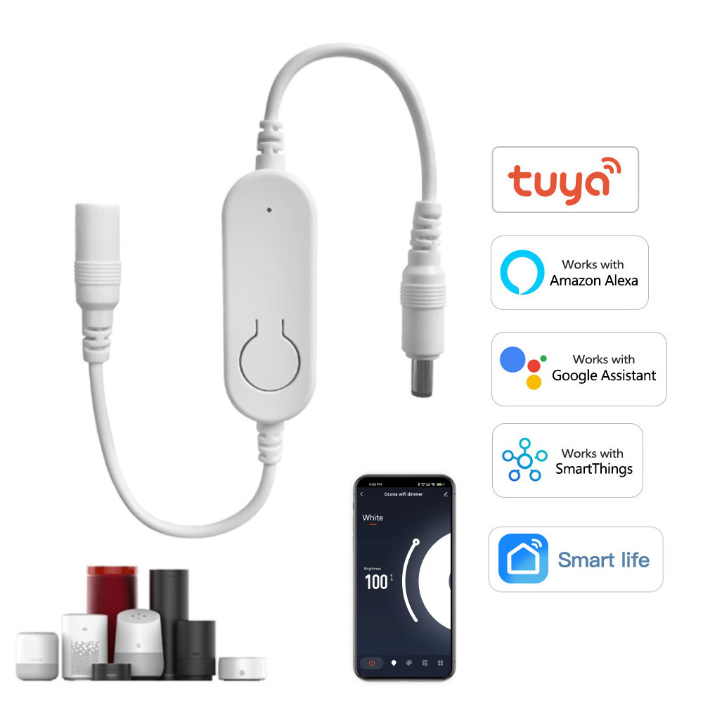 DC12V-24V Tuya Wi-Fi светодиод – обзор и цена Wifi Led Dimmer