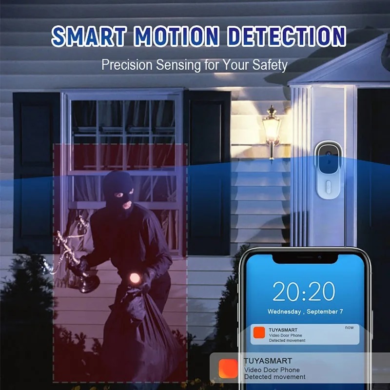 Умный видеодомофон Tuya с двус – обзор и цена Video Doorbell