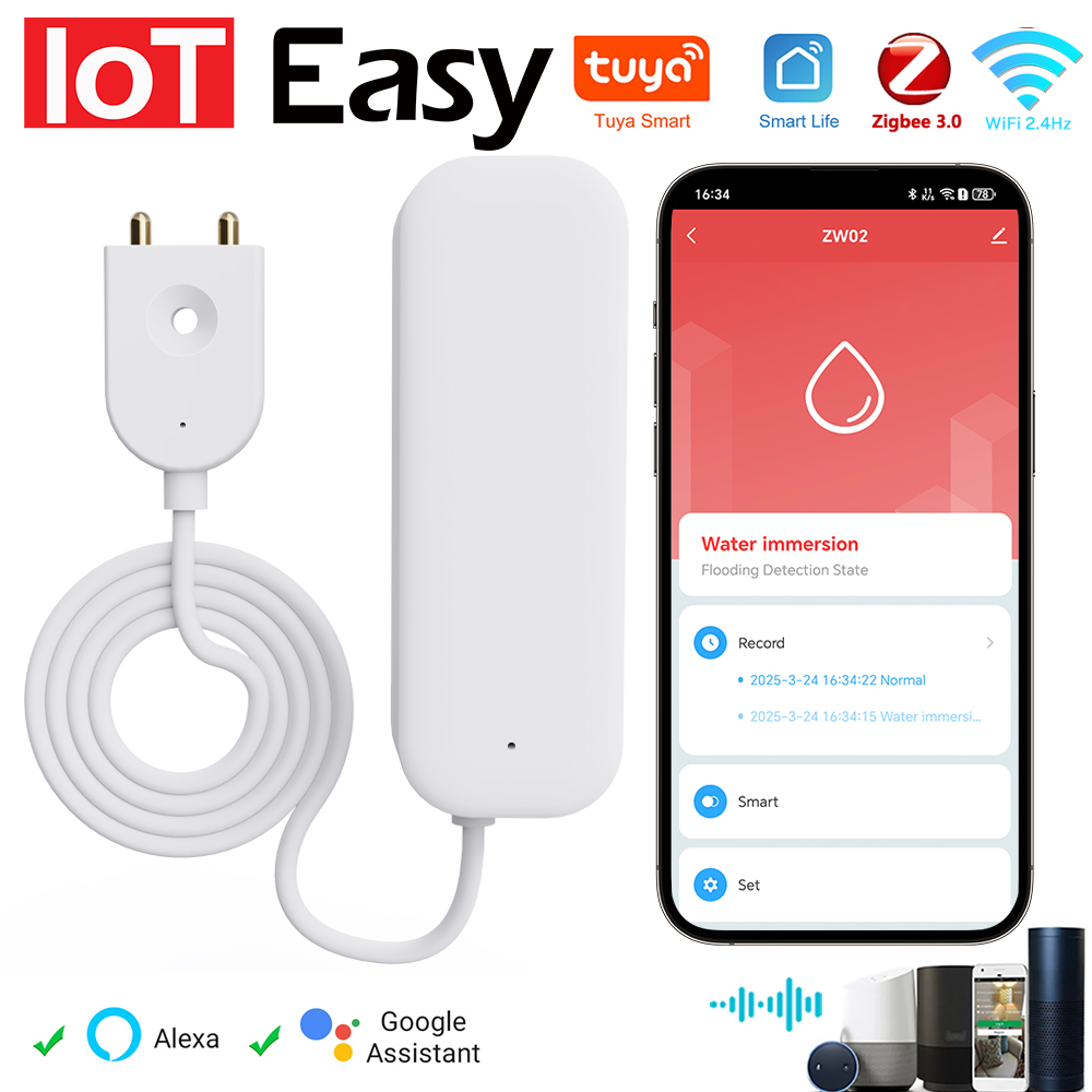Tuya Wi-Fi ZigBee датчик воды  – обзор и цена Smart Home Blog