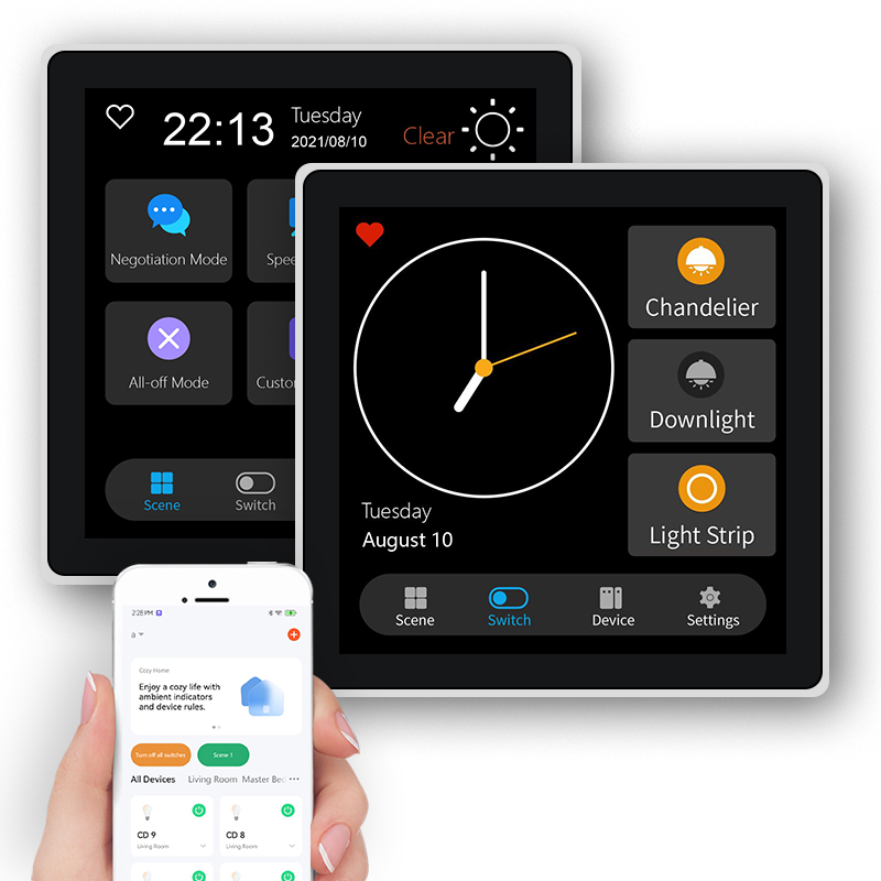 FUERS 4-дюймовый сенсорный экр – обзор и цена Smart Home Sistem