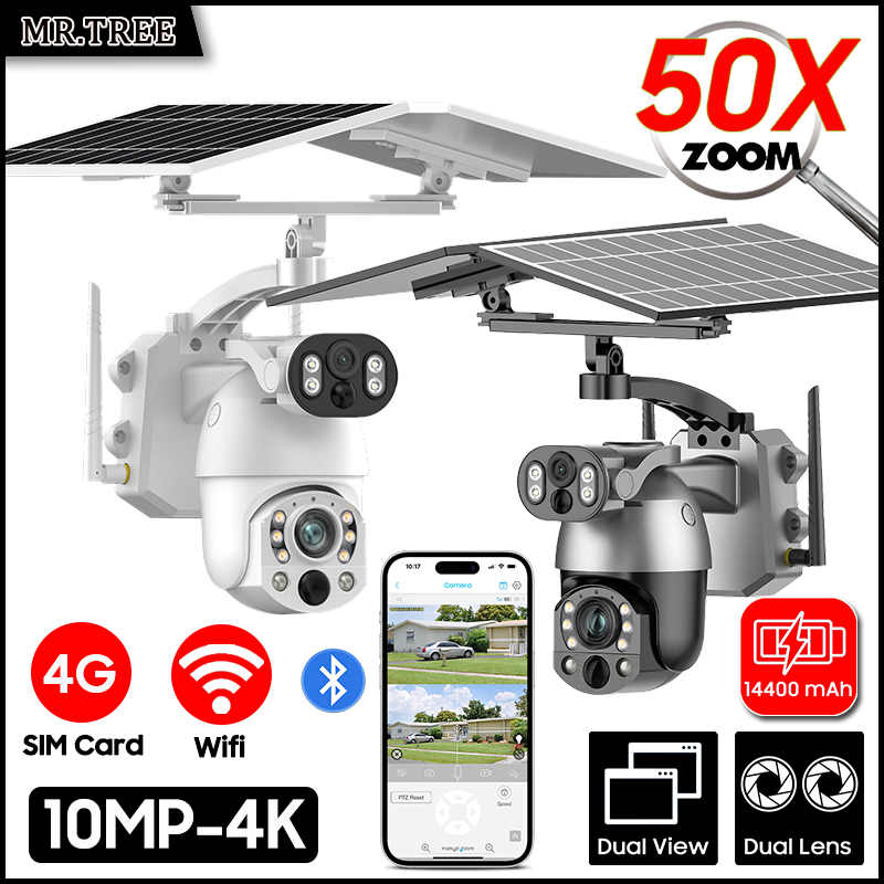 4K 50X оптический зум двойной  – обзор и цена Smart Home Outdoor Camera