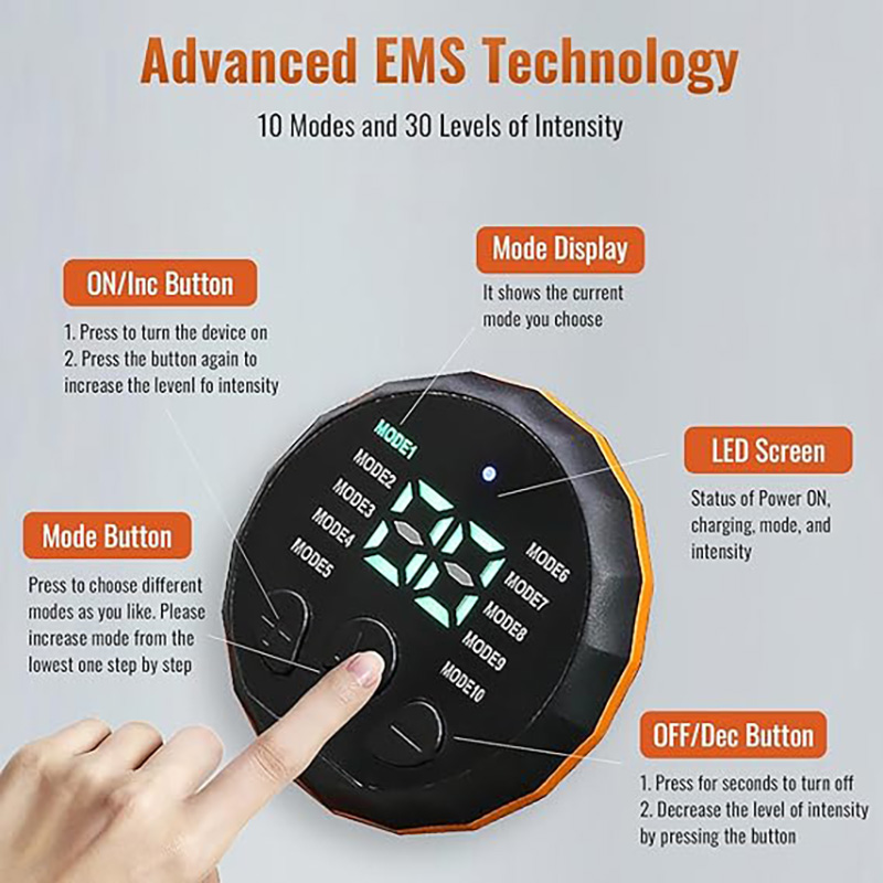 USB-заряжаемый EMS-тренажер дл – обзор и цена Smart Home Usb